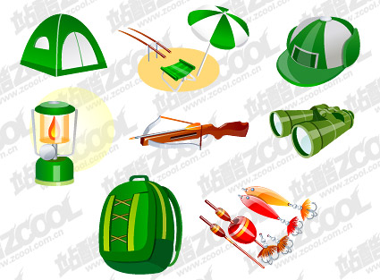 facebook icon vector free. Travel camping supplies Vector