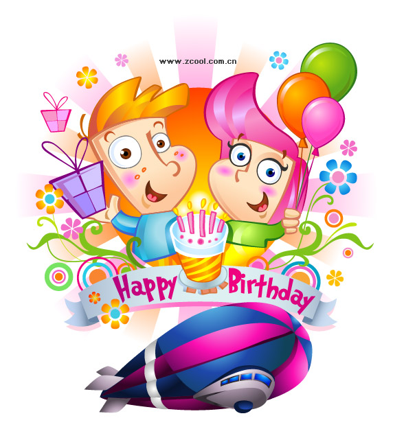 happy birthday pictures for kids. Happy Birthday children vector