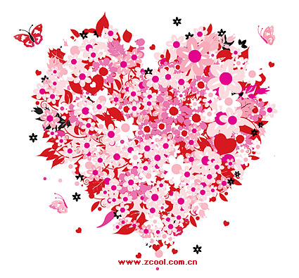 valentine heart shape. heart-shaped vector mate