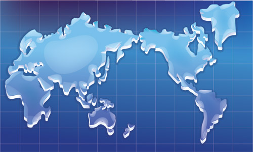 world map vector graphic. World Map Vector Graphic