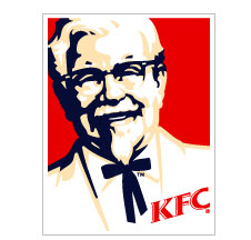 kfc logo 矢量素材