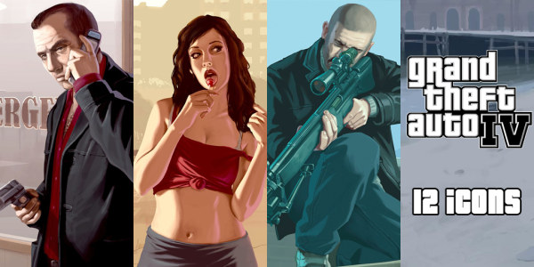 gmail icon.ico. GTAIV character icons (ICO,