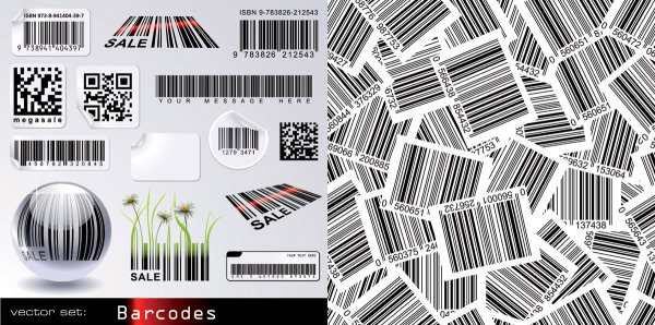 barcode vector. arcode vector free.