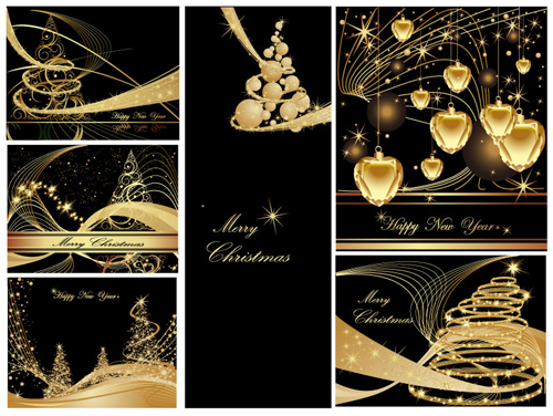  Christmas Background 梦幻圣诞背景矢量素材（二） 