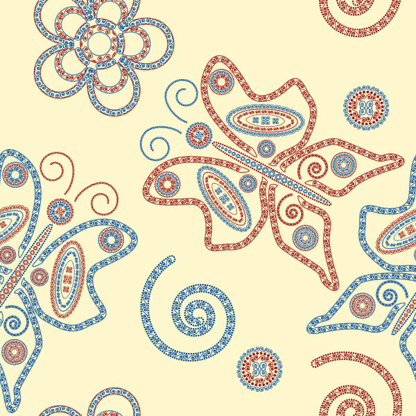 Special animal pattern pattern vector material -2