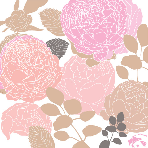 精美花纹背景05——矢量素材