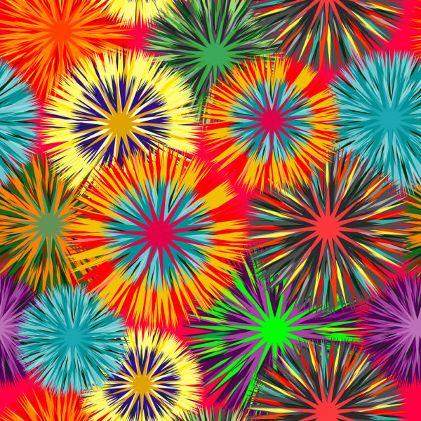 精美花纹背景02——矢量素材