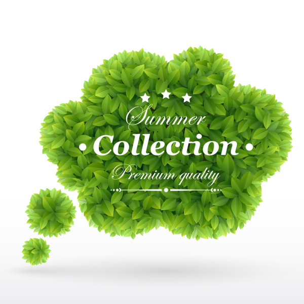 Creative green box 03 - vector material