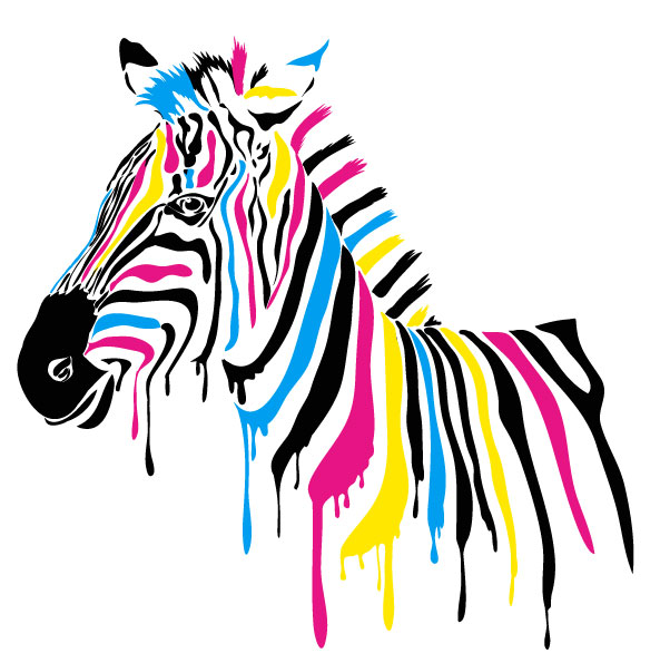 CMYK color 09 - vector material