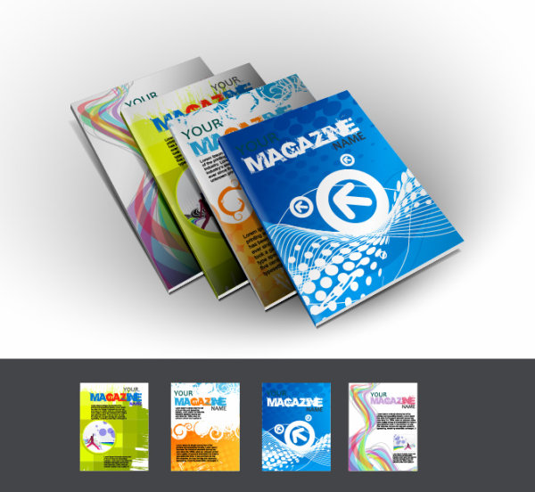 Exquisite single page show 02 - vector material