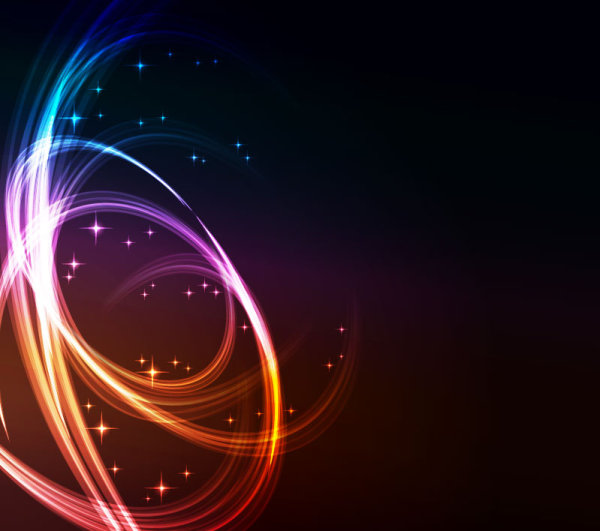 Stylish light background 05 - vector material