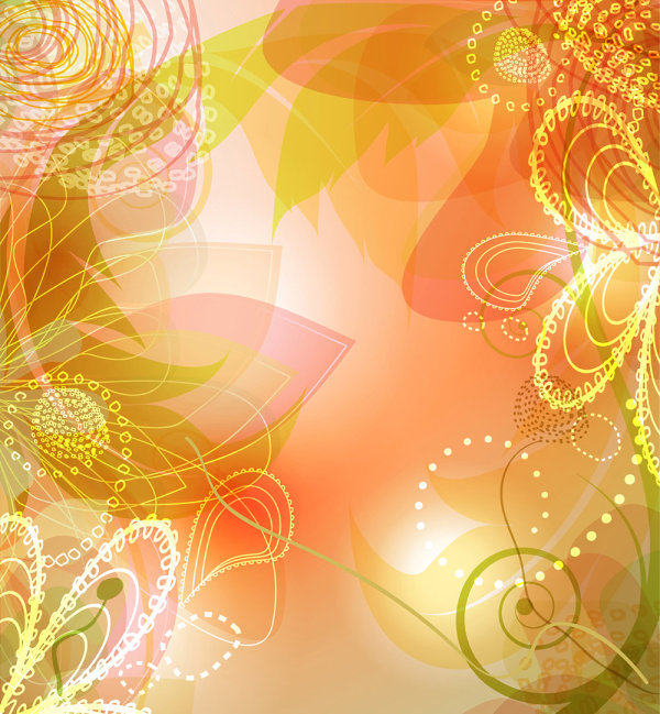 Dynamic flow line petal pattern - vector material