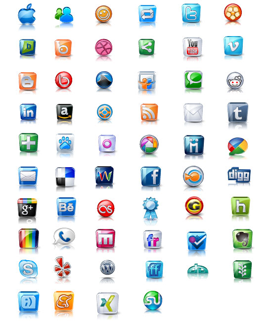 The exquisite icons - Vector