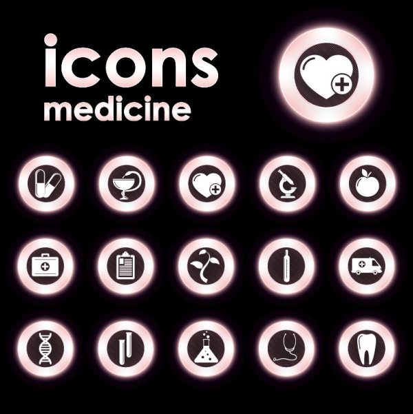 Trend circular icon 02 - vector material