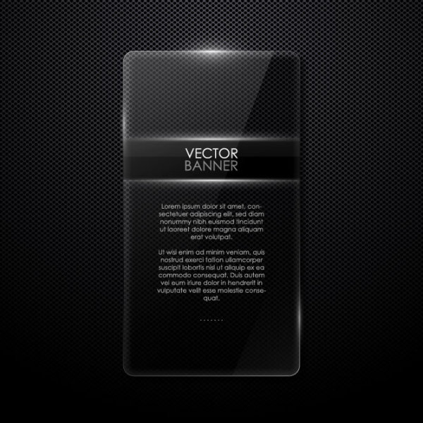 Cool black border 01 - vector material