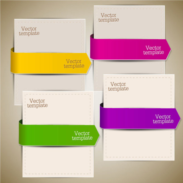 Beautifully tag 19 - vector material