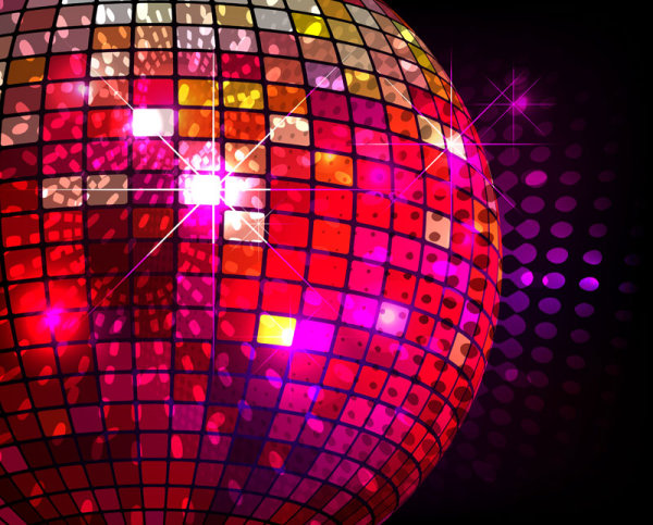Gorgeous turn bright lights - vector material